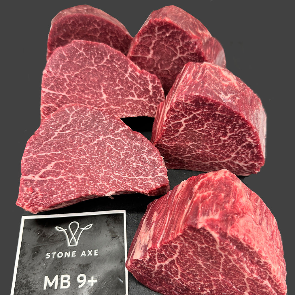 90z Filet Filet Mignon Stone Axe MB 9+ 8 oz